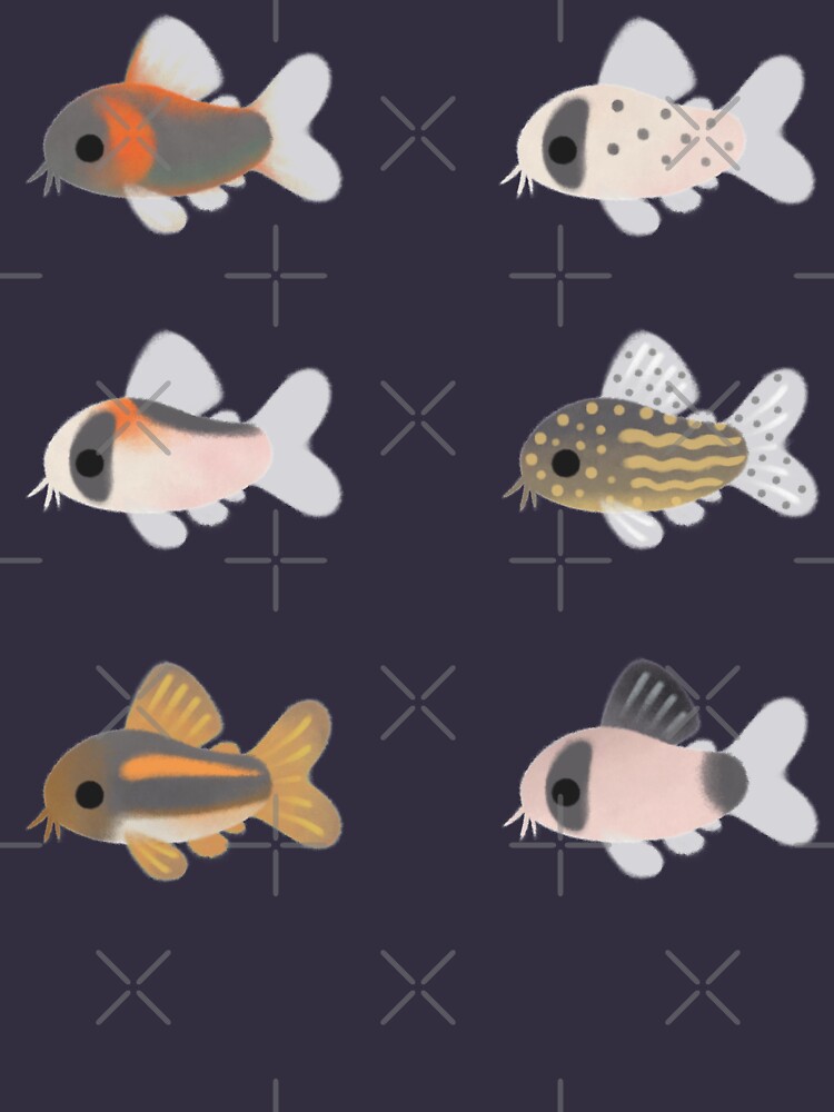 Corydoras! - black by pikaole