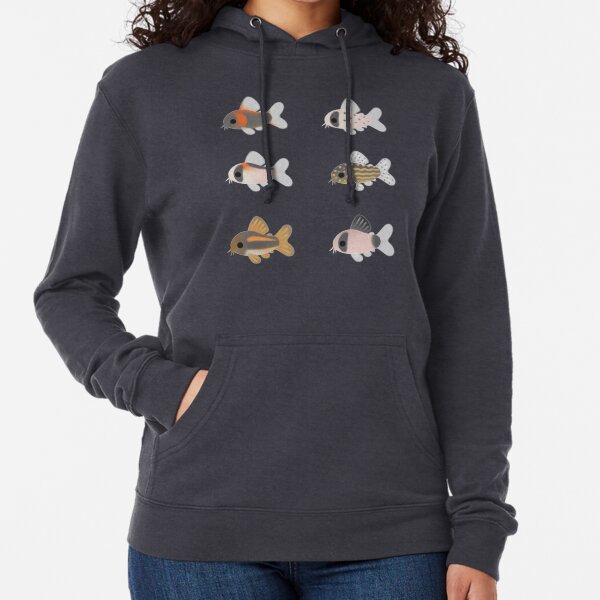 Corydoras! - black Lightweight Hoodie