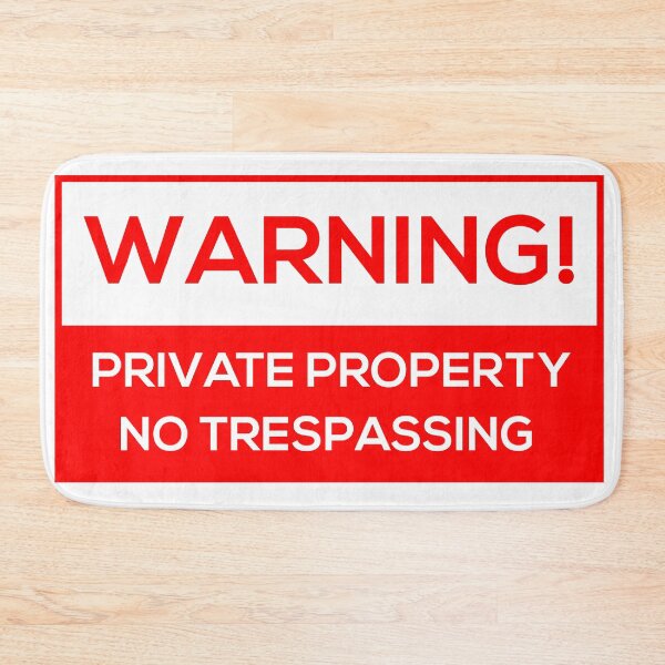 Item preview, No Trespassing designed and sold by Corbitron.