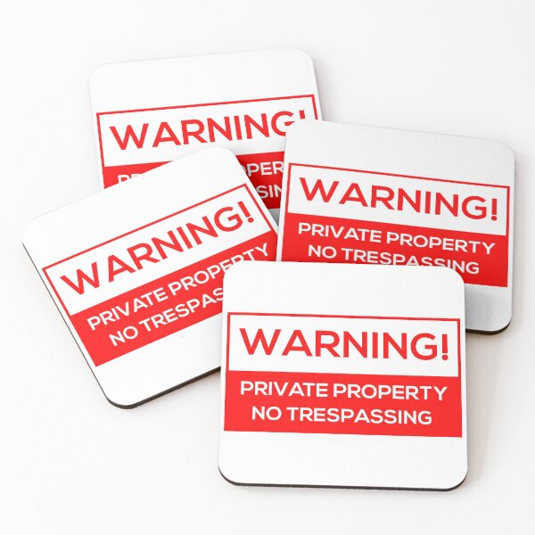 Item preview, No Trespassing designed and sold by Corbitron.