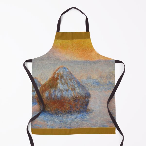 Item preview, Claude Monet - Grainstacks At Sunset, Snow Effect, 1891 designed and sold by artcenter.
