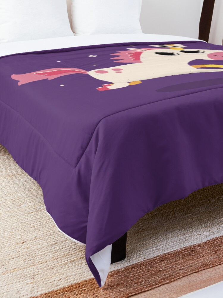 Alternate view of Unicorn Of Death Comforter