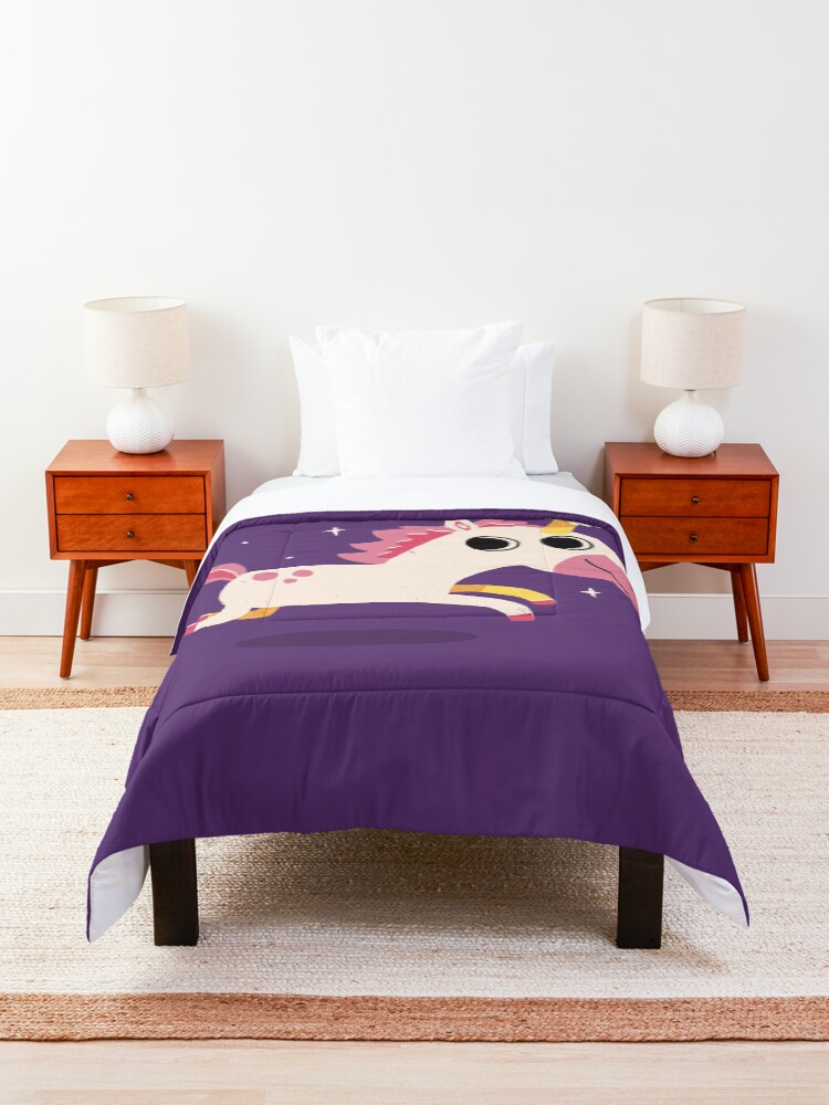 Alternate view of Unicorn Of Death Comforter