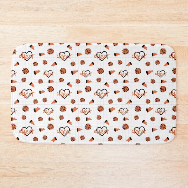 Item preview, Orange Cheer Hearts, Pom Poms, Megaphone Pattern designed and sold by Susan Says.
