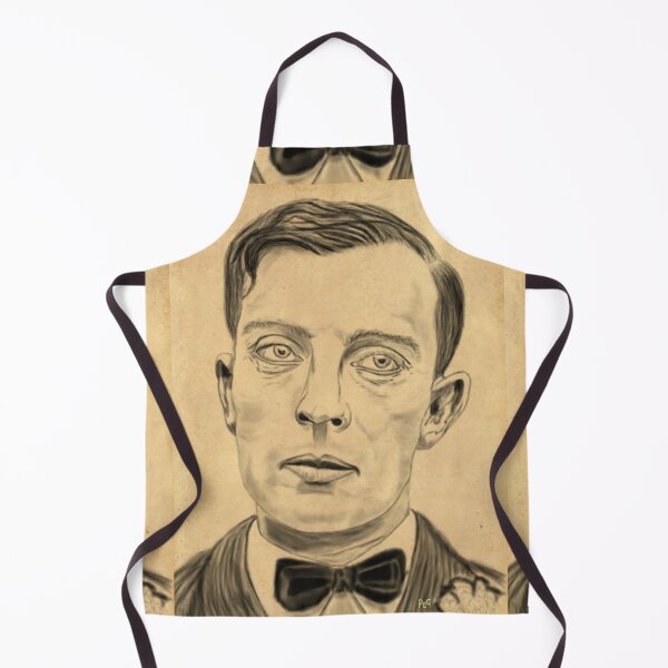 Item preview, Buster Keaton on Parchment, Magical Realism Digital Painting, Single and Repeating Pattern, Choose Your Own Background designed and sold by Nicolette Olivier.