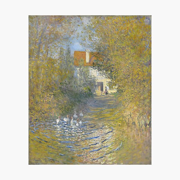 Claude Monet - Geese At The Stream, 1874 Photographic Print