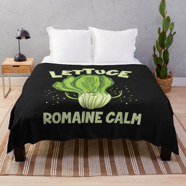 Item preview, Lechuga Romaine Calma Mindfulness Vegano Amante del yoga Yogui Broma designed and sold by JulyDesigns.