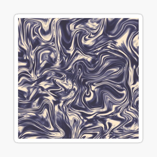 Liquid Halftone Painting Sticker
