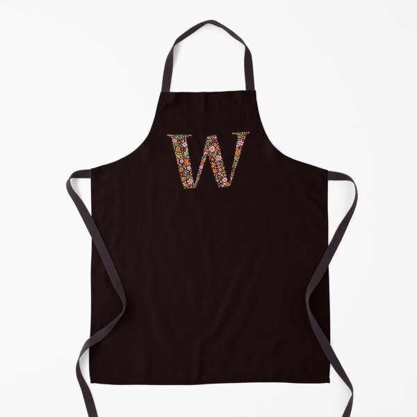 Item preview, Retro Floral Letter W designed and sold by zeljkica.