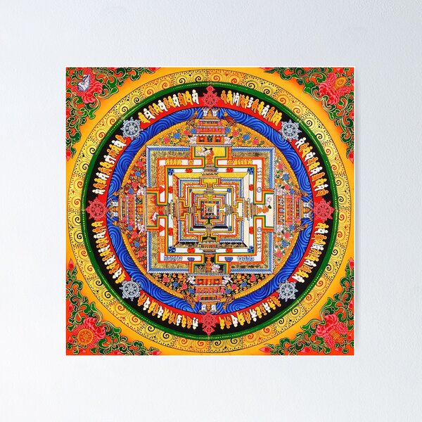 Item preview, Buddhist Hindu Mandala 15 designed and sold by GuyBlank.