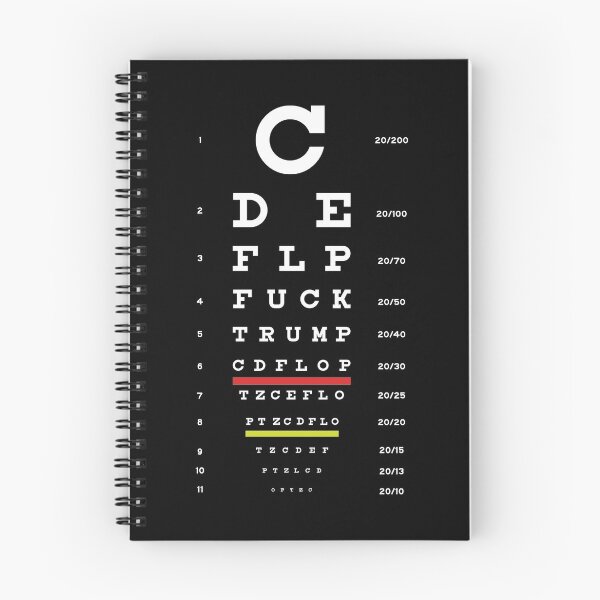 Item preview, Anti Trumpism Fuck Trump Eyechart Slogan designed and sold by everyspender.