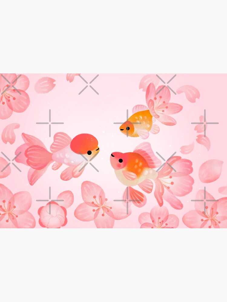 Cherry blossom goldfish 1 by pikaole