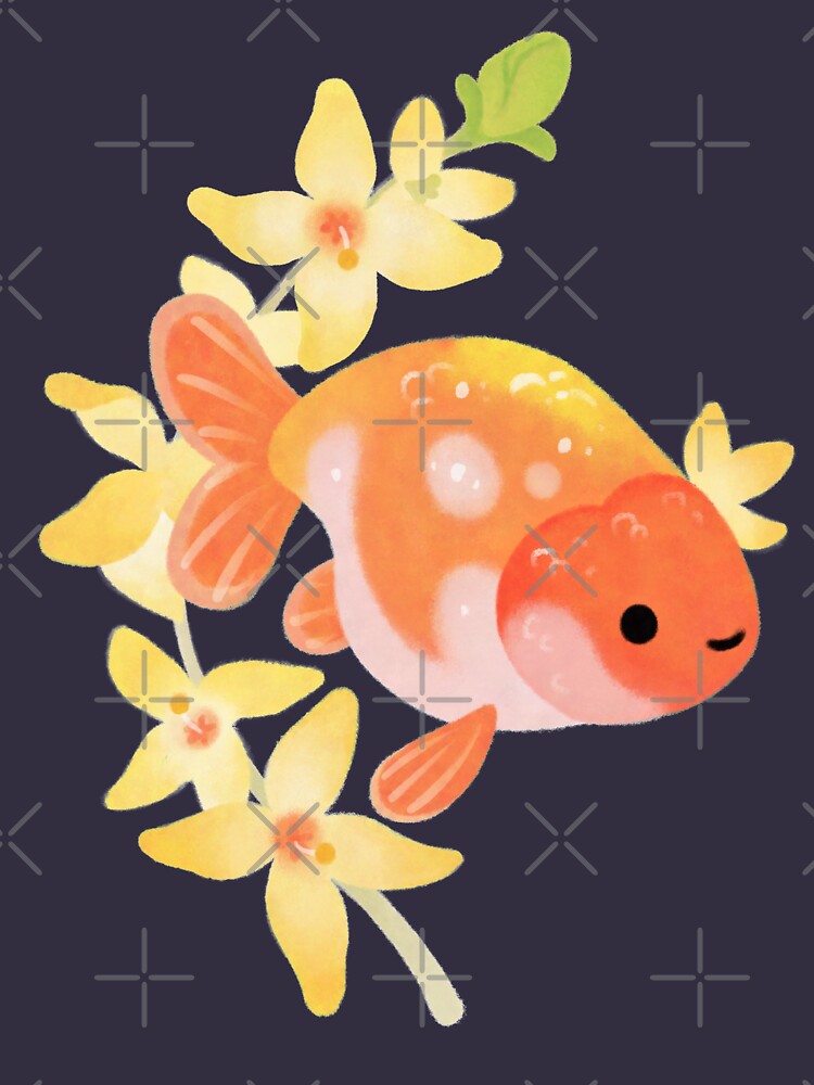Ranchu and Forsythias 2 by pikaole