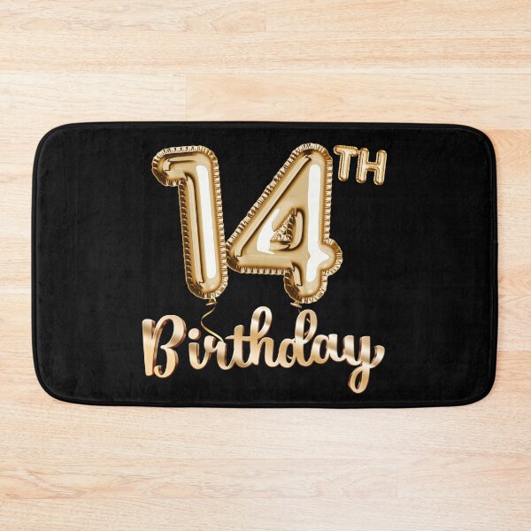Item preview, 14th Birthday Gifts - Party Balloons Gold designed and sold by betternotes.