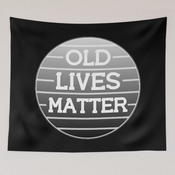 Item preview, Old Lives Matter in Grey Design designed and sold by BleuSky.