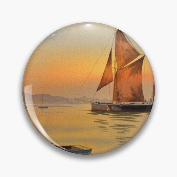 Artikelvorschau, Thames Barge bei Sonnenuntergang entworfen und verkauft von William Holkham.