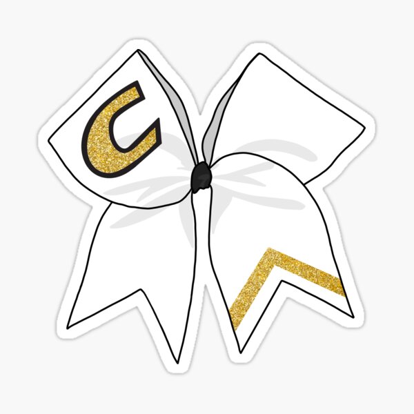 Centre College Cheerleading Bow Sticker