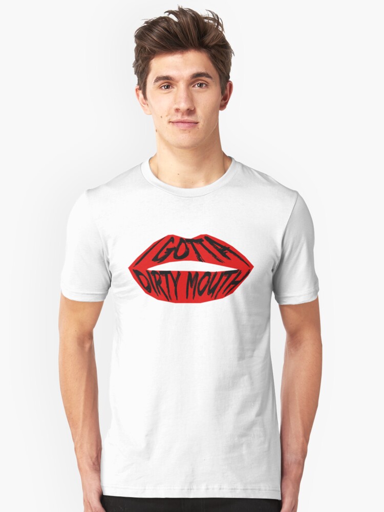 i saw it first lips t shirt