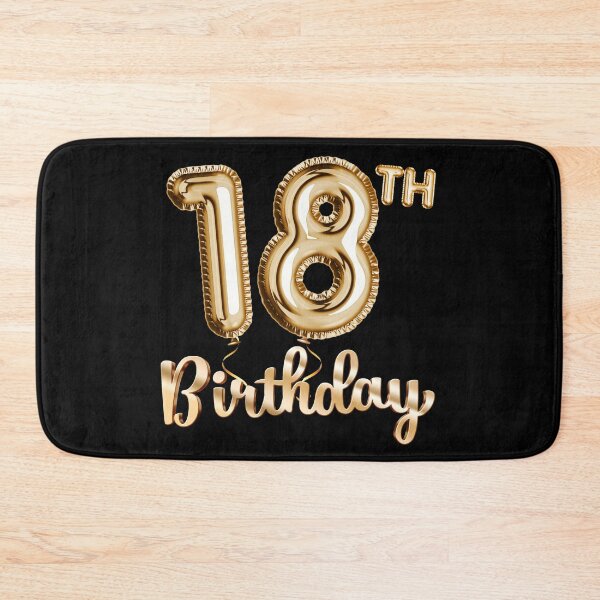 Item preview, 18th Birthday Gifts - Party Balloons Gold designed and sold by betternotes.