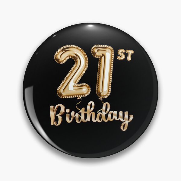 Item preview, 21st Birthday Gifts - Party Balloons Gold designed and sold by betternotes.