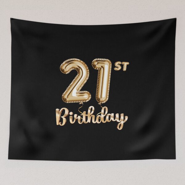 Item preview, 21st Birthday Gifts - Party Balloons Gold designed and sold by betternotes.