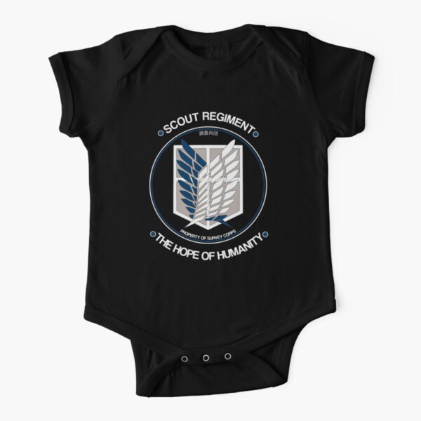 Attack on Titan - Scout survey corps Short Sleeve Baby One-Piece