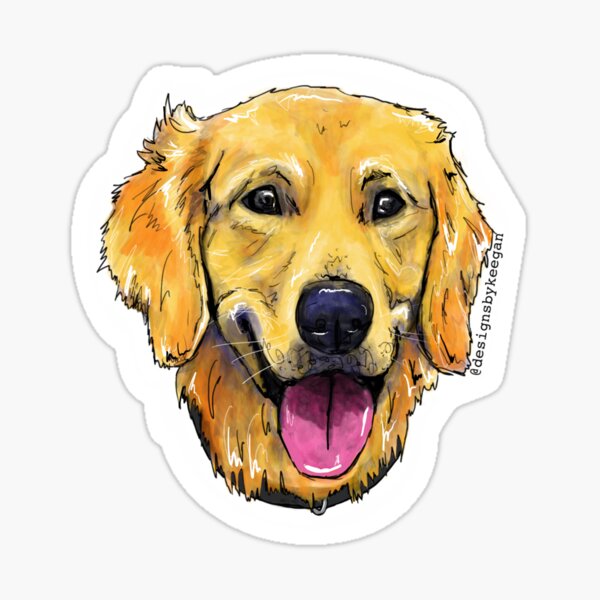 Golden Retriever Sticker