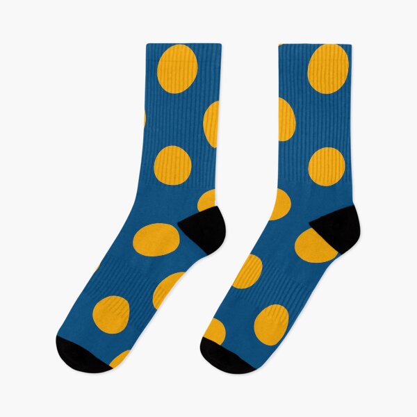 Item preview, Orange Polkadots On Blue Background designed and sold by babydollchic.