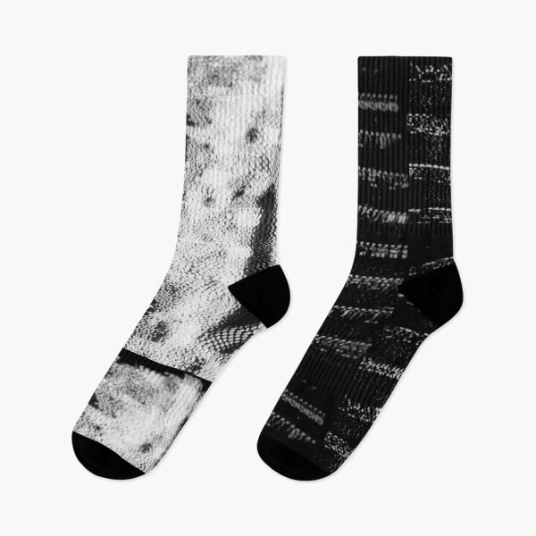 Item preview, Static pattern on a black and white television zig zags designed and sold by Club30-80.