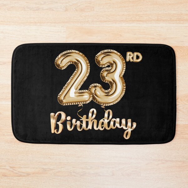 Item preview, 23rd Birthday Gifts - Party Balloons Gold designed and sold by betternotes.