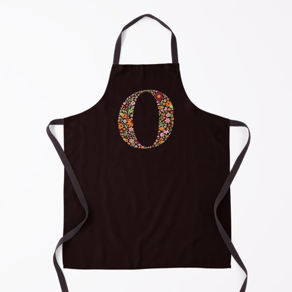 Item preview, Retro Floral Letter O designed and sold by zeljkica.