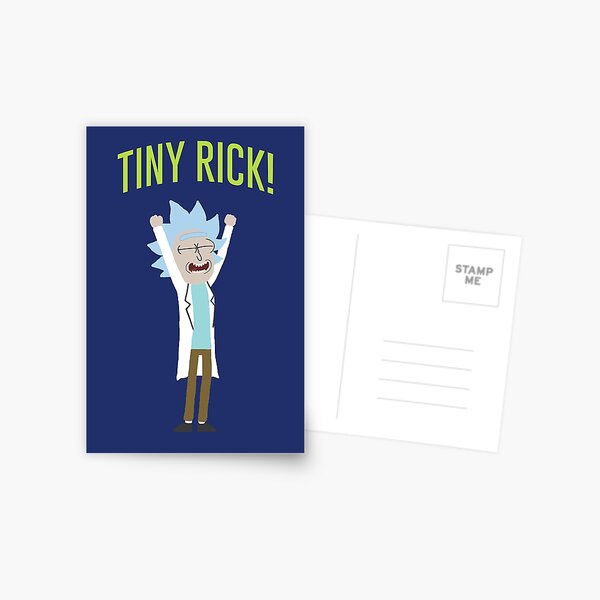 Tiny Rick! Postcard