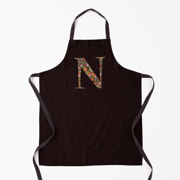 Item preview, Retro Floral Letter N designed and sold by zeljkica.