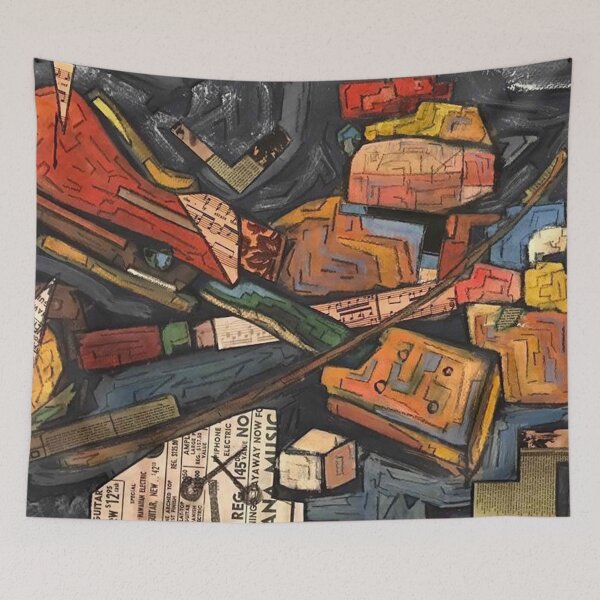 Item preview, Abstract painting designed and sold by Nada  Mohsen Arts.