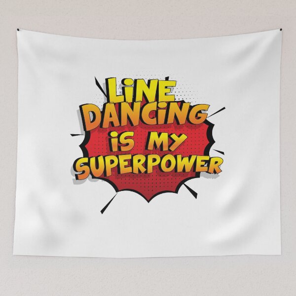 Item preview, Line Dancing is my Superpower Funny Design Line Dancing Gift designed and sold by Custom365.