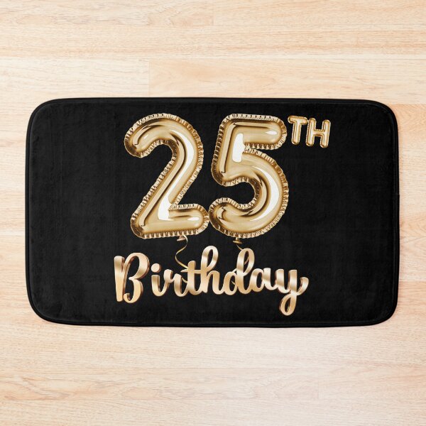 Item preview, 25th Birthday Gifts - Party Balloons Gold designed and sold by betternotes.