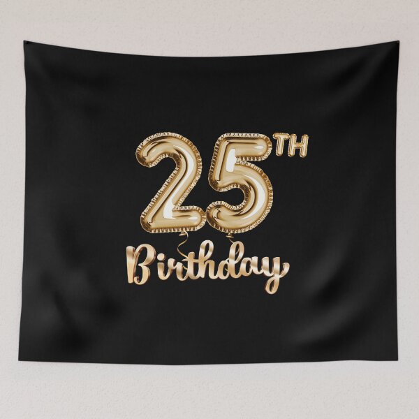 Item preview, 25th Birthday Gifts - Party Balloons Gold designed and sold by betternotes.