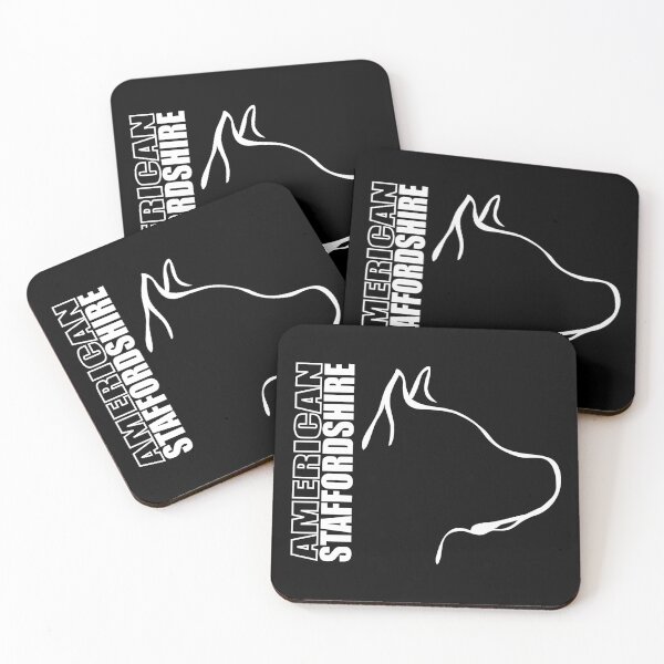 Item preview, AMERICAN STAFFORDSHIRE - outline designed and sold by dogarts.
