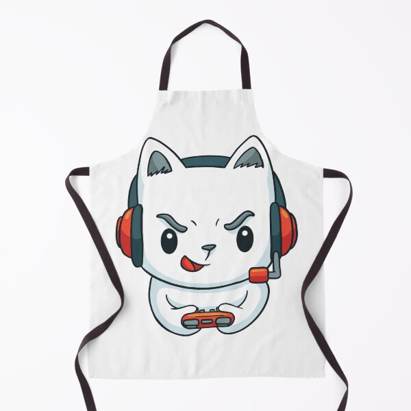 Item preview, cute gamer kitty designed and sold by pirminio.
