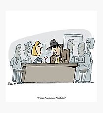 Anonymous alcoholic Photographic Print