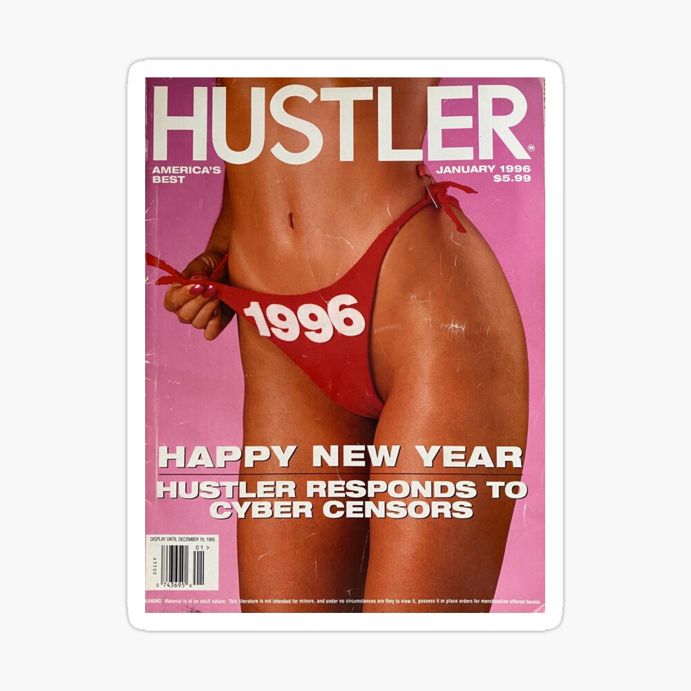 Hustler Magazine Cover Jan 1996