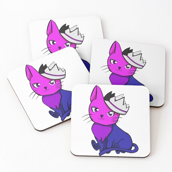 Item preview, Bisexual Demisexual Pride Cat designed and sold by LunarDoodles.