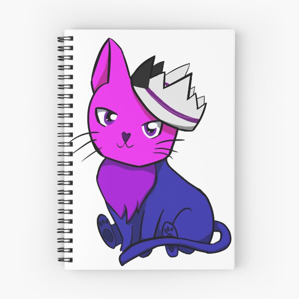 Item preview, Bisexual Demisexual Pride Cat designed and sold by LunarDoodles.