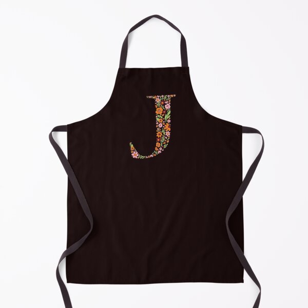 Item preview, Retro Floral Letter J designed and sold by zeljkica.