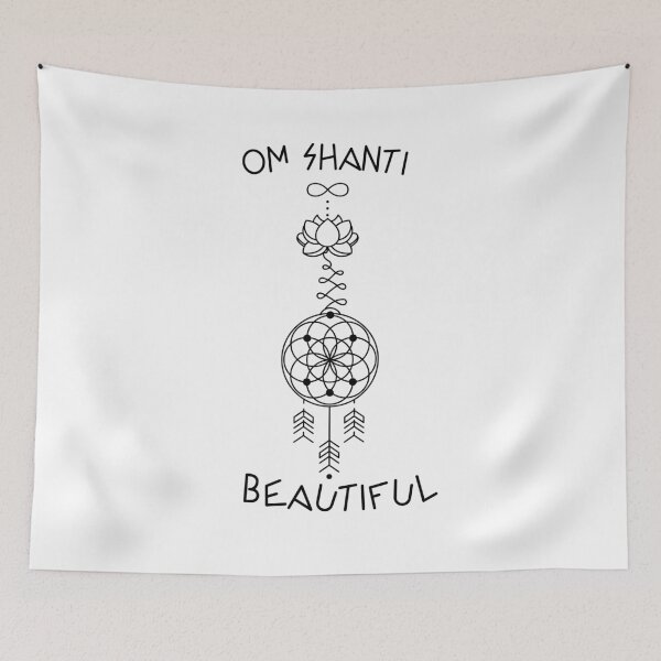 Item preview, Om Shanti Beautiful mandala designed and sold by LovingPresence.