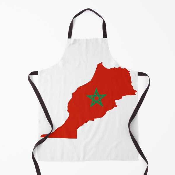 Item preview, Red Flag with Green Star, Morocco Flag Map designed and sold by mattpanta.