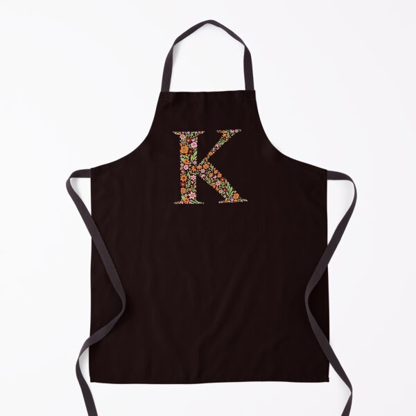 Item preview, Retro Floral Letter K designed and sold by zeljkica.