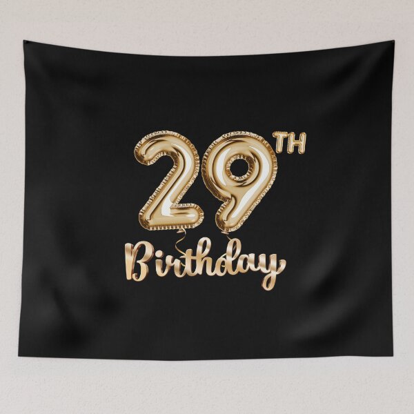 Item preview, 29th Birthday Gifts - Party Balloons Gold designed and sold by betternotes.