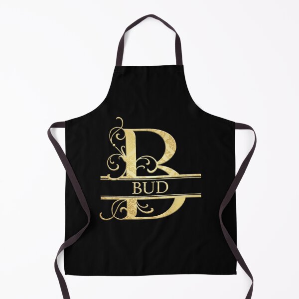 Bud Name - Monogram Letter B The Bud Name Gift For Bud Apron