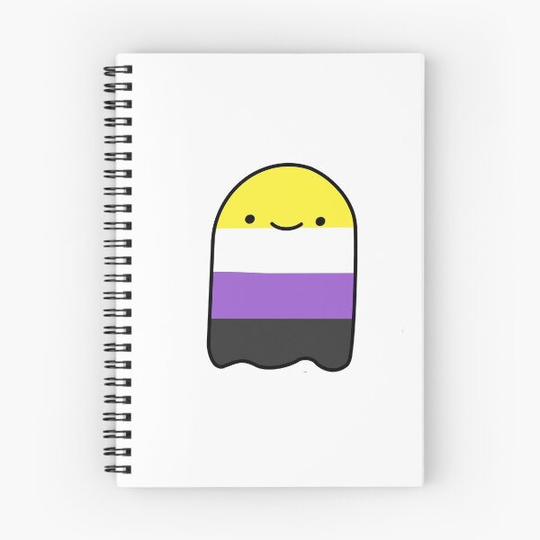 Item preview, non-binary pride ghost designed and sold by aussjamess.
